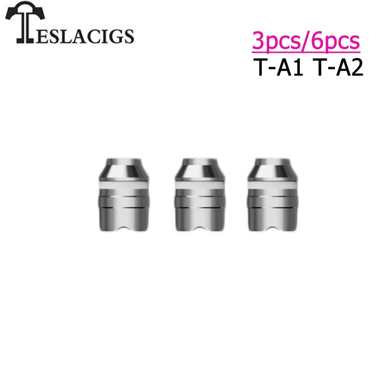 3 шт.-6 шт. Teslacigs T-A1 катушка 0.6ом/T-A2 0.9ом головка T A1 A2 Core Fit электронная сигарета Tesla