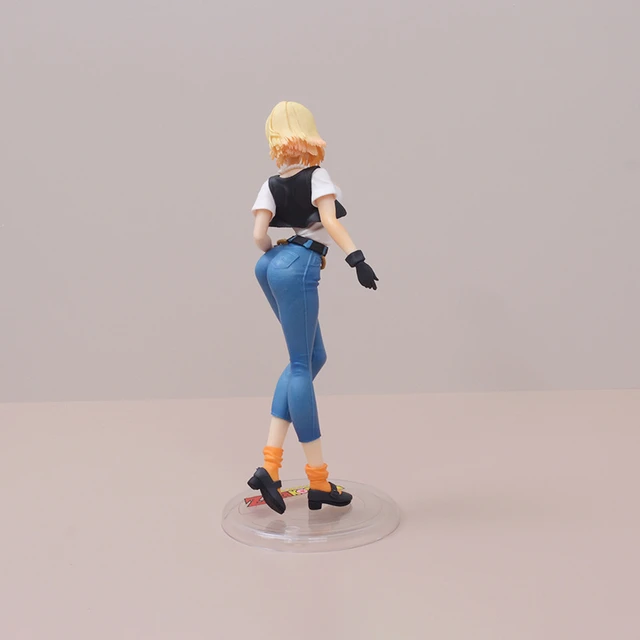 2 tipo dragon ball z android 18 lazuli anime sexy figura de ação modelo  brinquedos boneca para o presente - AliExpress