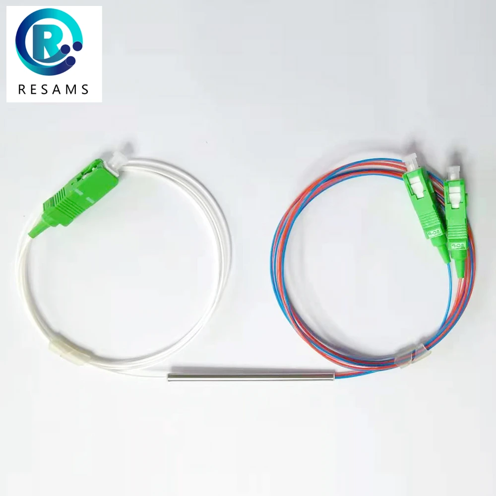 Оптоволоконный сплиттер Resams 1x2 FBT без разъема небольшой объем один режим низкая