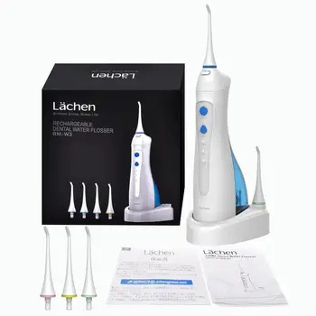 

Lachen W3 Oral Irrigator Rechargeable Dental Cordless Water Flosser Teeth Shower 220ml Water Tank IPX-7 Waterproof Ship From RU