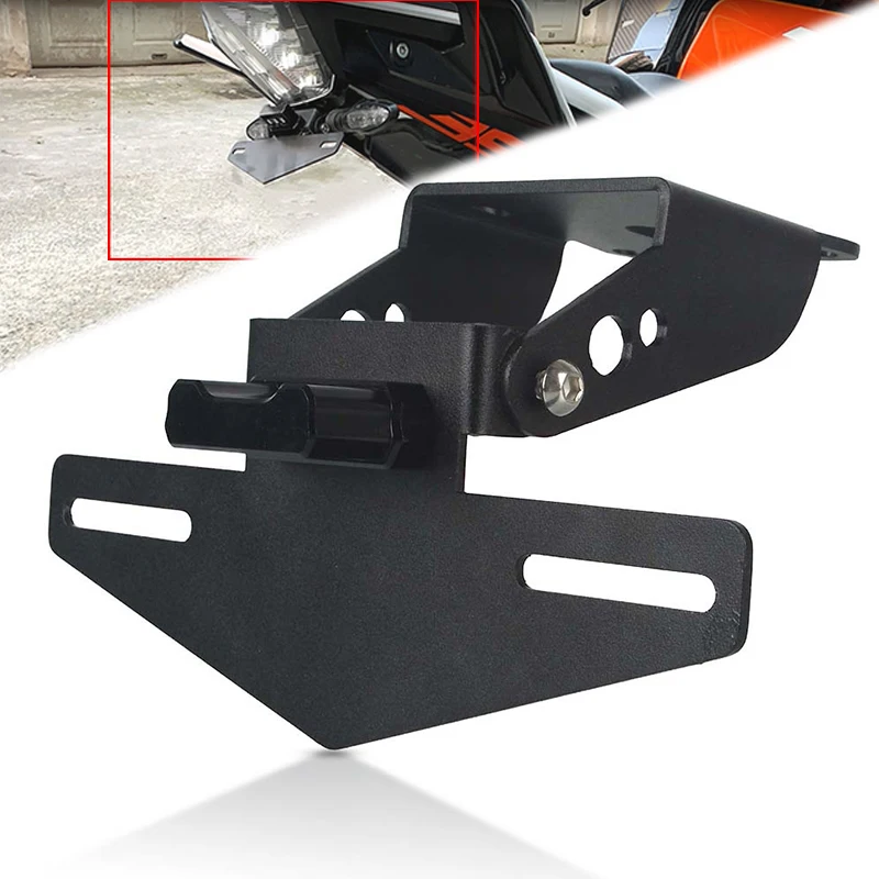 

Motor Rear License Number Plate Frame Holder Bracket For Duke 125 250 390 2017 2018 2019 2020 2021 Motorcycle Accessories Tools