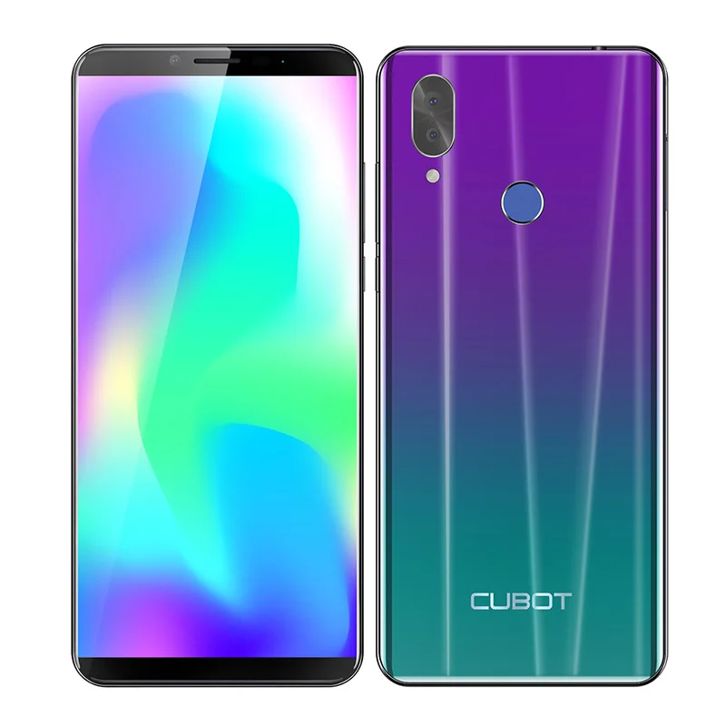 Gradient US Plug Cubot X19 Helio P23 восьмиядерный смартфон с двойной камерой 16 МП Телефон 5,9" 2160*1080 FHD+ Face ID 4000 мАч большой аккумулятор 4 Гб+ 64 Гб Celular - Цвет: Gradient US Plug