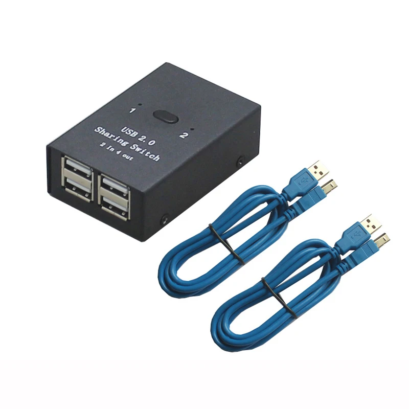 USB 2 0 переключатель распределительный ящик руководство в 4 клавиатура и мышь