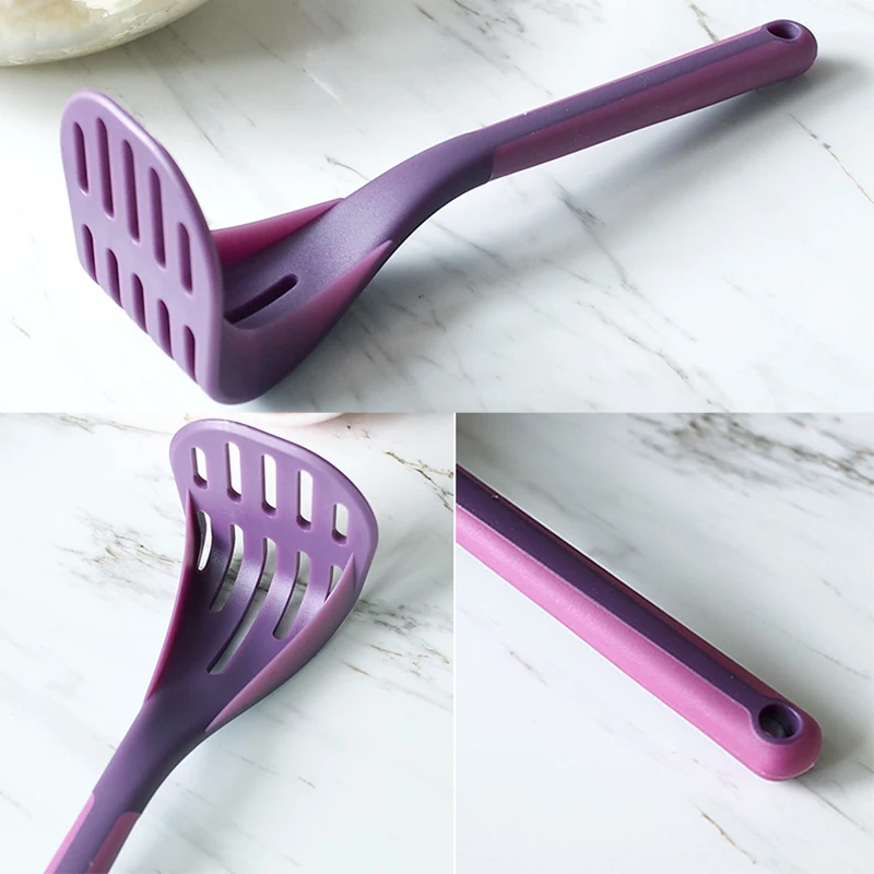 Potato Masher Spoon Potato Masher Potatoes Fruit Vegetable Tools Ricer Press Crusher Kitchen Cooking Accessories