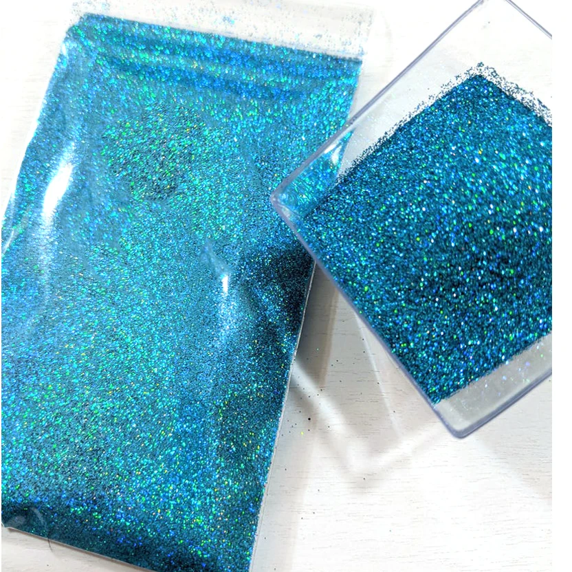 0.2 1/128 Glitter specchio olografico multicolore per Nail Art,(Glitter Extra fini), 50 grammi Holo polvere Glitter per unghie Ultra Fine