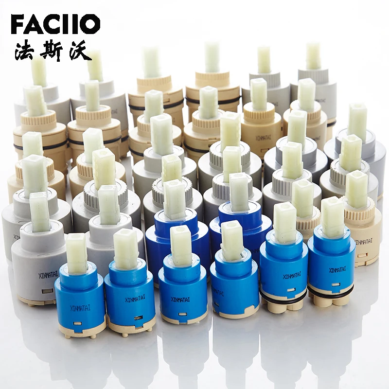 25/35mm/40mm Shower Cartridges Sepcial Ceramic Faucet Accessories Kitchen Replace Part faucet cartridge