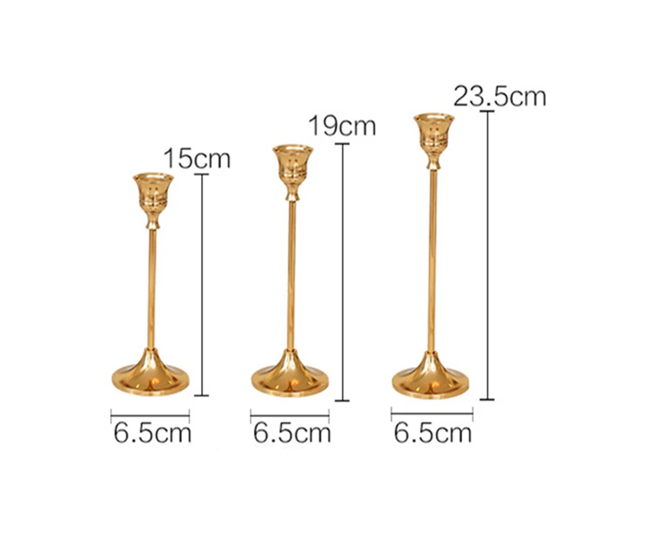 Ретро Элегантный Подсвечник простое свадебное украшение золотые металлические подсвечники для клубов бар вечерние подсвечник для дома Декор украшения