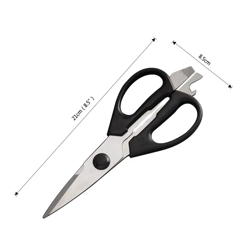 Upspirit 6in1 кухонные ножницы Нержавеющая сталь ножницы для резки пищевых продуктов мясо нож-топорик фруктовый Овощной Гайка открывалка для бутылок ножи