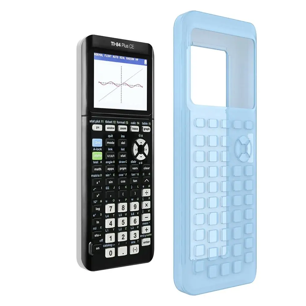 Калькулятор силиконовый чехол для инструментов TI-84 Plus CE ультратонкий ТПУ защитный чехол для инструментов TI-84 Plus CE калькулятор