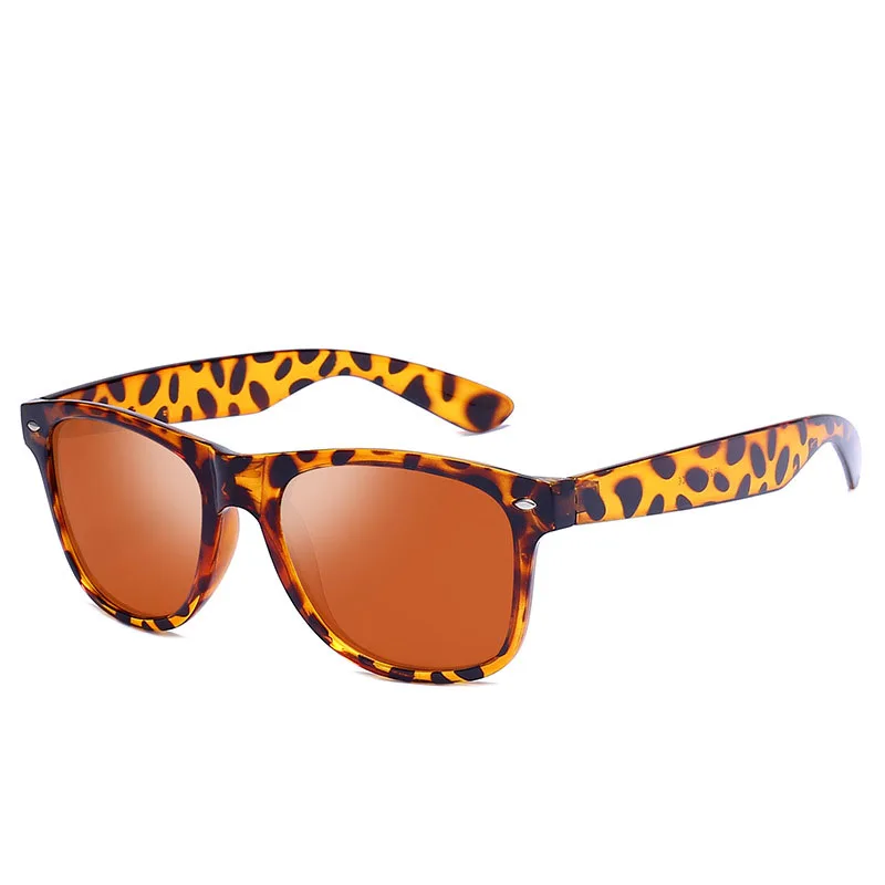 Модные поляризованные солнцезащитные очки для мужчин и женщин, очки с покрытием для вождения, черная оправа, мужские солнцезащитные очки, UV400 Солнцезащитные очки - Цвет линз: NO 3