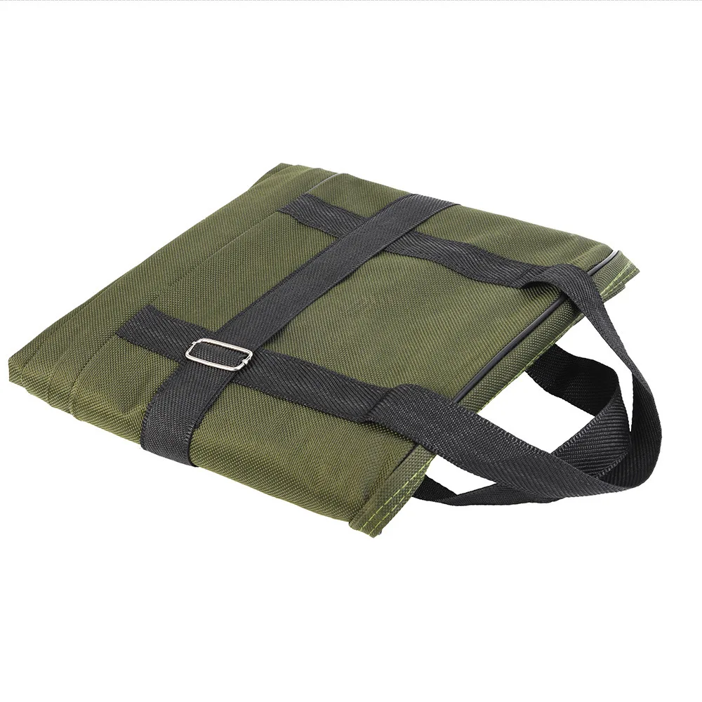 80cm Double Layer Canvas Fishing Bag Outdoor Collapsible Portable Fishing Rod Carrier Fishing Pole Tools Reel Gear Storage Case (9)