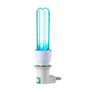 

UV Light LED Portable Bulb Micro Ozone Ultraviolet Disinfection Lamp UVC Sterilizer Mobile Light For Household E27 Lamp Holder