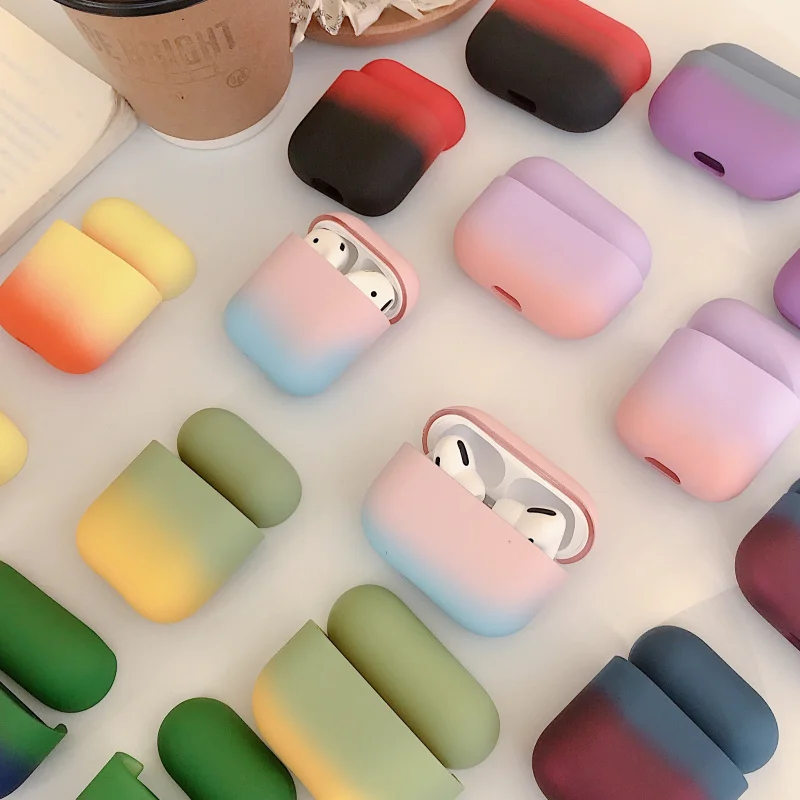 Чехол для Apple Airpods Pro чехол Bluetooth наушников Футляр карамельных цветов AirPods 1 2