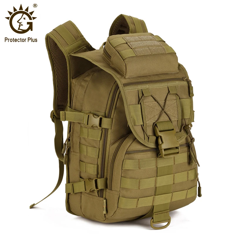 

40L Large Capacity Outdoor Bag Waterproof Wear-resistant Mountaineering Running Hiking Bag Tactical Package Military Backpack