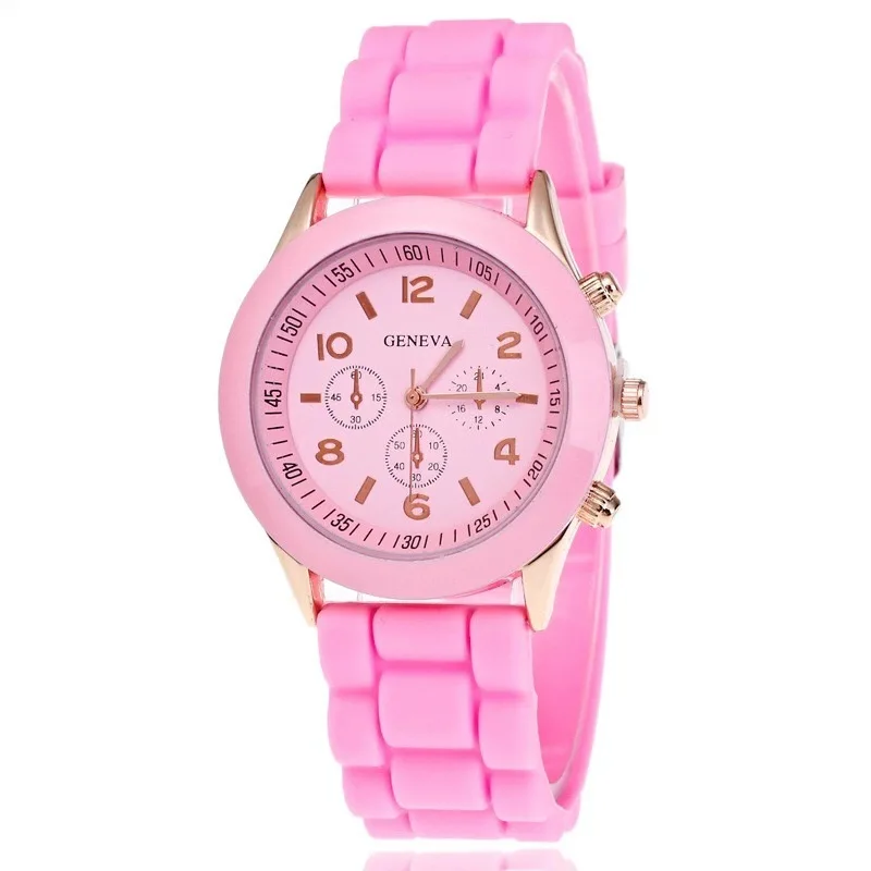 Geneva Silicone Watch Children's Leisure Student Quartz Girls Boys Casual Fashion Kids Watches | Наручные часы