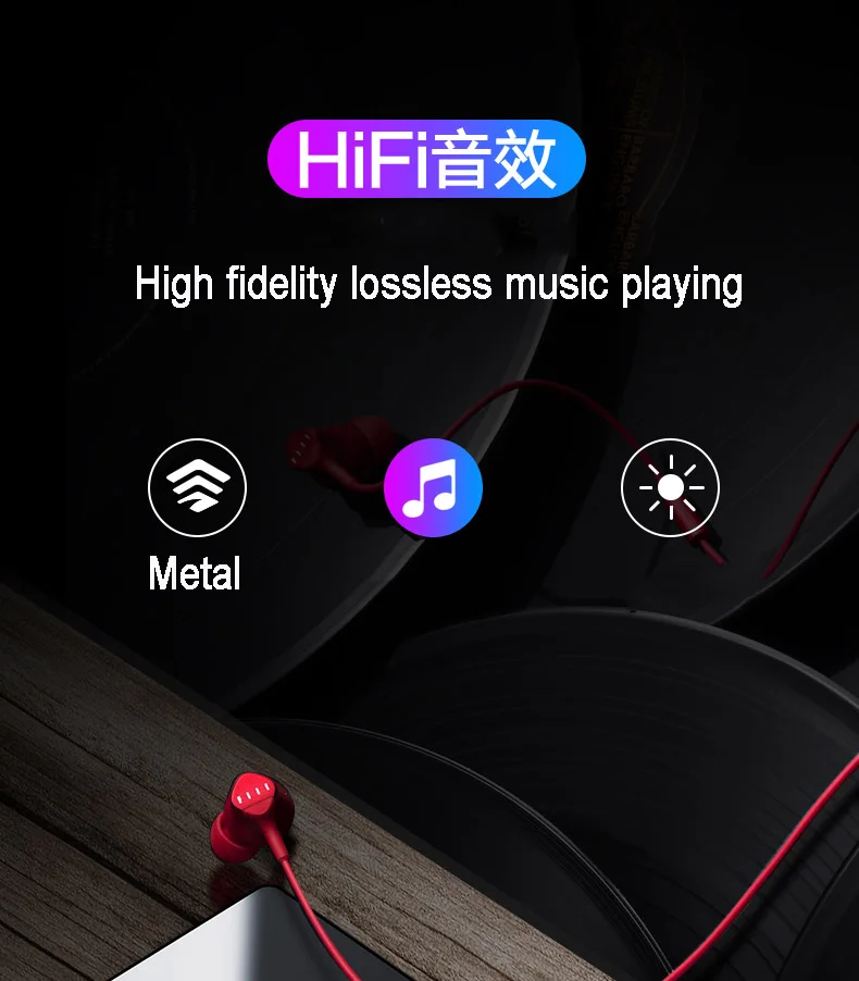 Ruizu D28 Bluetooth MP3 music player with built-in speaker ultra thin portable Walkman e-book radio video