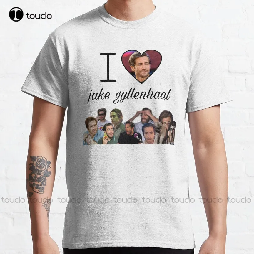 Классическая футболка I Heart Jake gyllenhпаал женская индивидуальная для подростков
