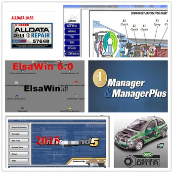 

High quality Alldata cars' software All data 10.53+mit//chell OD5 2015+ElsaWin+Vivid workshop+atsg etc 24 in 1tb hdd usb 3.0