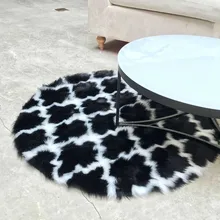 90 см декоративный мягкий круглый офисный ресторанный удобный подарок кафе гостиная домашний акриловый коврик для спальни