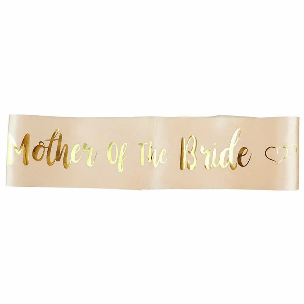 С надписью "Bride To Be" поясом розовое золото курица сделать вечерние аксессуары для девочек ночь пояса свадебные аксессуары для украшения дома - Цвет: mother of the bride