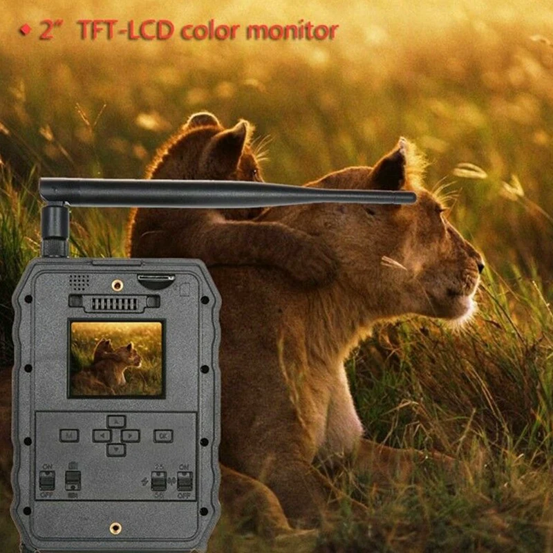S880G 12MP 1080P Trail Camera 3G SIM GPRS MMS Hunting Camera 940NM Night Vision for Wildlife Digital Surveillance