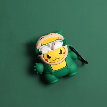 

For AirPods Pro Case Snorlax Carabiner Cover Monsters