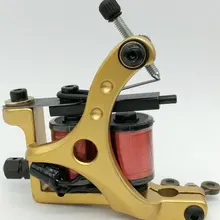 10 обертывания татуировки катушки машина Профессиональный сплав татуировки машина Liner Shader Катушки Shader татуировки машина пистолет макияж сплав