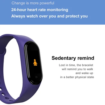 

Smart Band Wristband Heart rate/Blood/Pressure/Heart Rate Monitor/Pedometer Sport Wristband Smart Bracelet for iOS Android