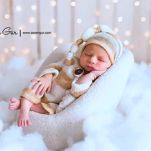 Реквизит для фотосъемки новорожденных, позирующий мини-диван, украшение на стул, аксессуары для фотосъемки, студийный реквизит для фотосъемки
