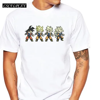 

New Fashion 2019 The Dragon Ball Z Men T Shirt Game Goku - Krillin Design Casual Fashion T-shirt Tee Camiseta Tops