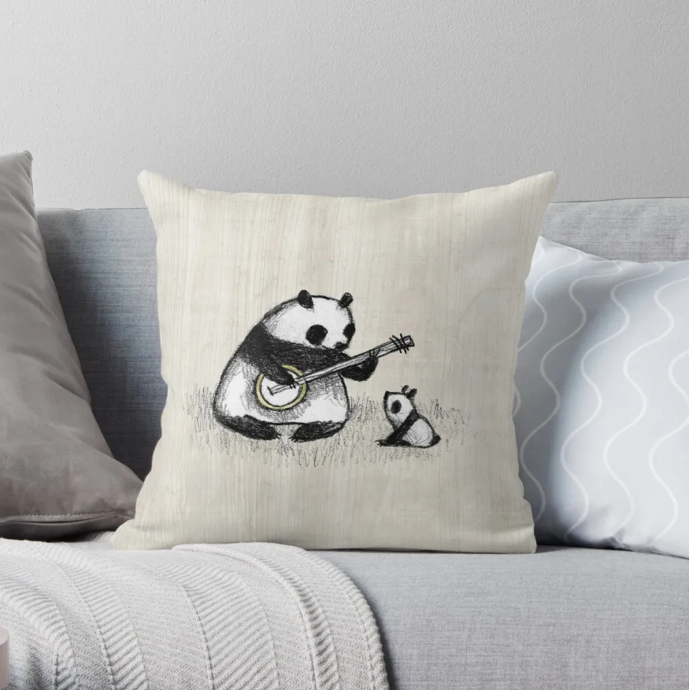 Banjo Panda Federa Per Cuscino In Poliestere Home Decora Federe Federa Per Cuscino Kussensloop Almohada Poszewka