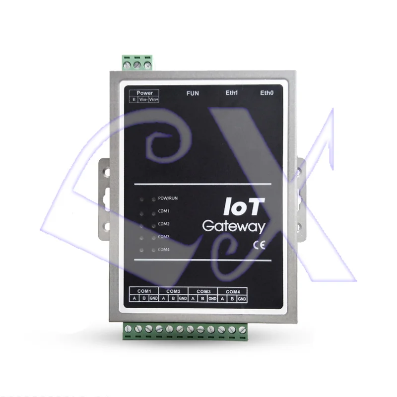 Шлюз Интернета вещей 414-IoT поддерживает протоколы сбора ПЛК Modbus BACnet DLT645 с 4
