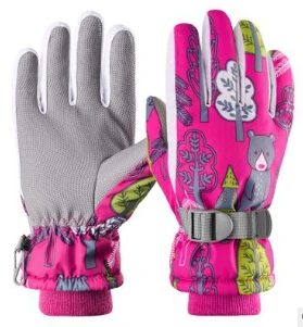 

Kids Winter Warm Gloves Ski Gloves Snow Cold Weather Windproof Waterproof Gloves for Kids Boys Girls