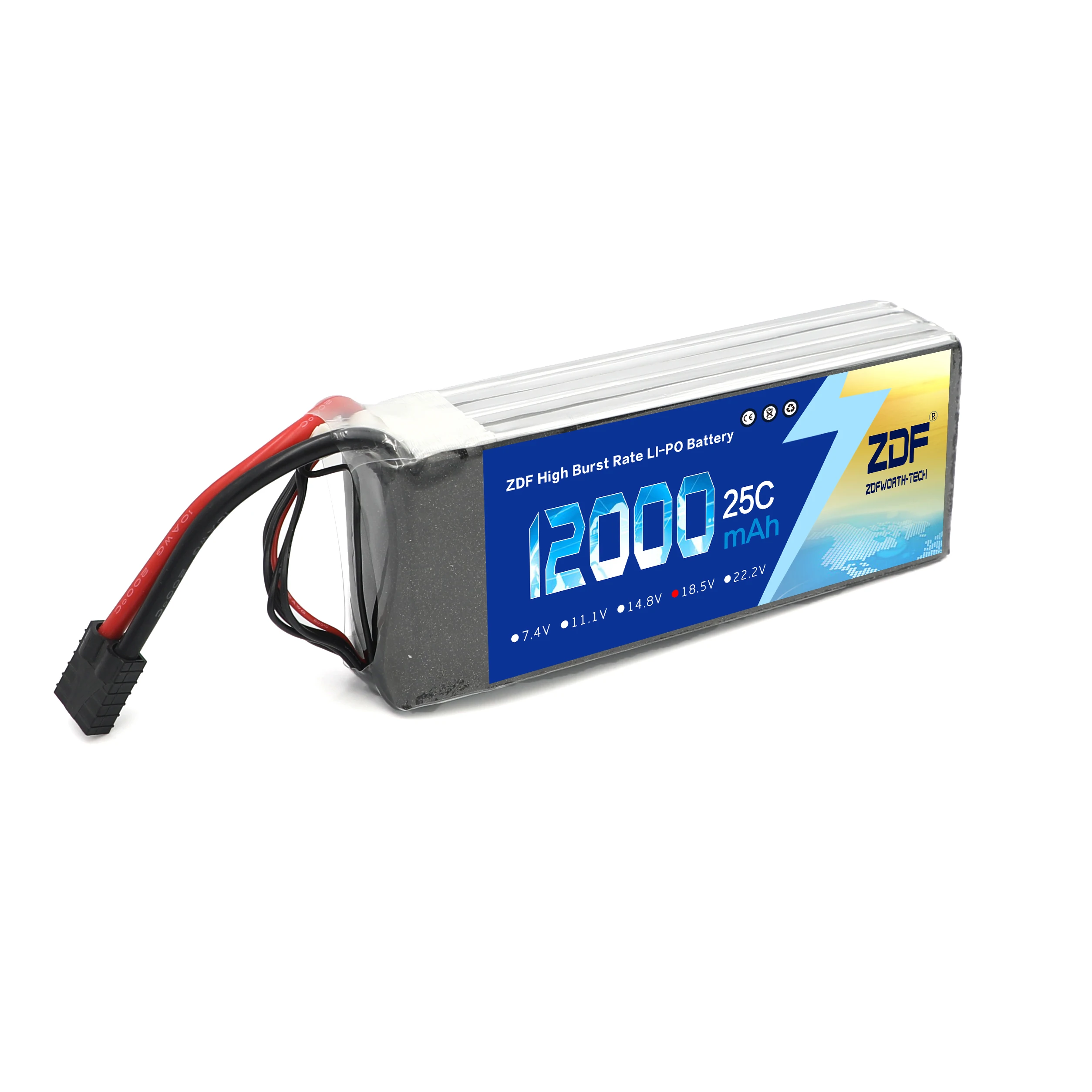 

5S 18,5 V 12000mAh 25C RC Toys LiPo Battery для радиоуправляемого летательного аппарата, дрона, автомобиля, лодки, вертолета, квадрокоптера LiPo 12Ah батареи 5