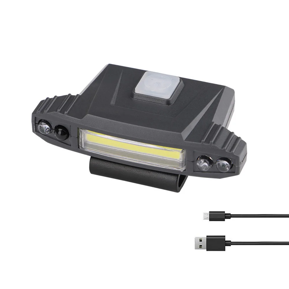 

Rechargeable Headlamp COB High Bright LED Headlights flashlight Waterproof Work Light for Hat Camping Cycling Hunting Fishing