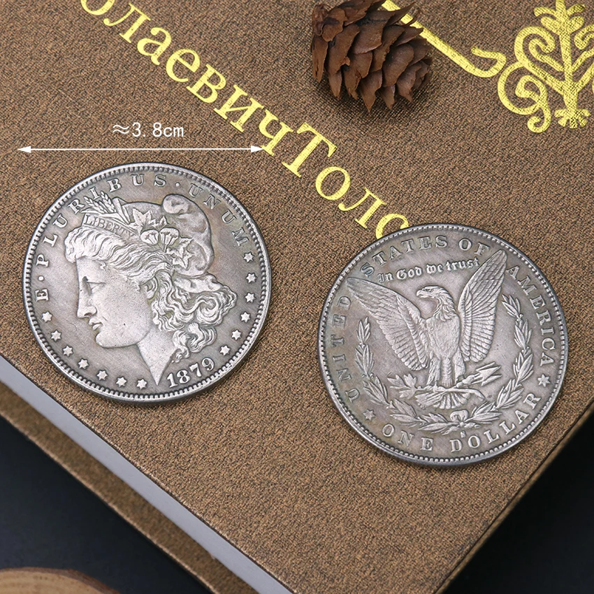 1PC USA Morgan Dollar Coins American Coin Collection Home Decoration Commemorative Coins Gift Crafts
