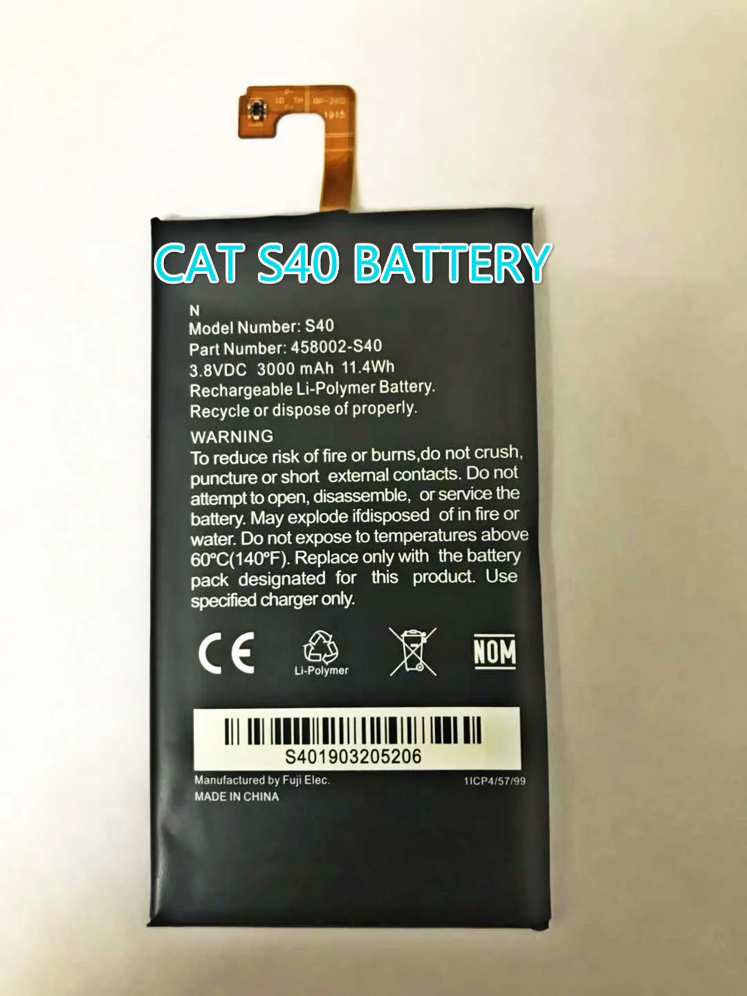 3000Ah Замена батареи для CAT S40 458002-S40 батареи Bateria CAT S40 батарея