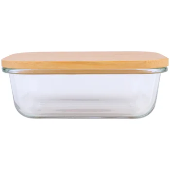 

1Pc Durable Longlasting Safe Glass Helpful Useful Healthy Food Storage Containers With Lids for Office Women Home School Men
