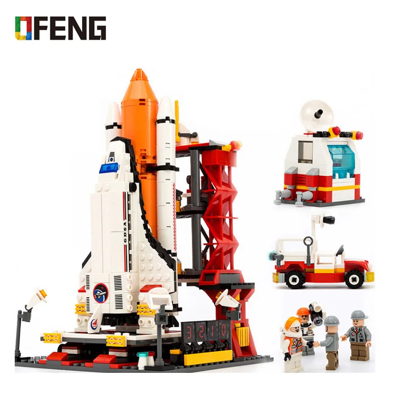 

GUDI City Spaceport Space Shuttle Launch Center Building Blocks DIY Assembly Bricks Educational Toys For Children Gifts 8815