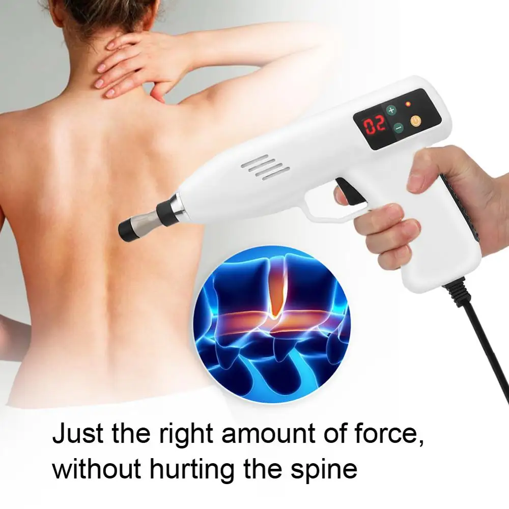 Электрический массажный пистолет для позвоночника и положительных костей