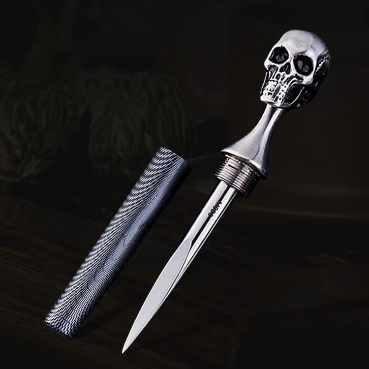 

New Design High Quality M390 Steel Skull Tea knife Protable Pocket Outdoor Hunting Camping Survival Tactical Knives EDC Tool