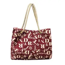 Сумки женские через плечо Роскошные Сумки Дизайнерская модная сумка многоцветная Большая вместительная Холщовая Сумка на плечо