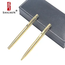 Shichen A087 Золотая тяжелая металлическая Подарочная шариковая ручка и роликовая ручка 0,7 мм и 1,0 мм nib. Авторучка для школы и офиса