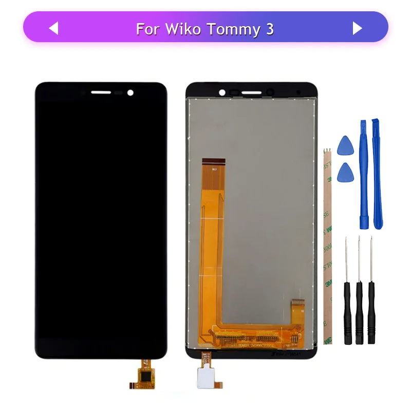 Бесплатная доставка Протестировано для Wiko Tommy 3 Tommy3 ЖК-дисплей сенсорный экран