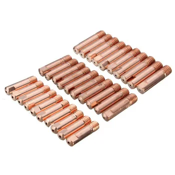 

MB-15 TW-15 M6x25mm Welding Torch Consumable Soldering Torch Gas Contact Tips
