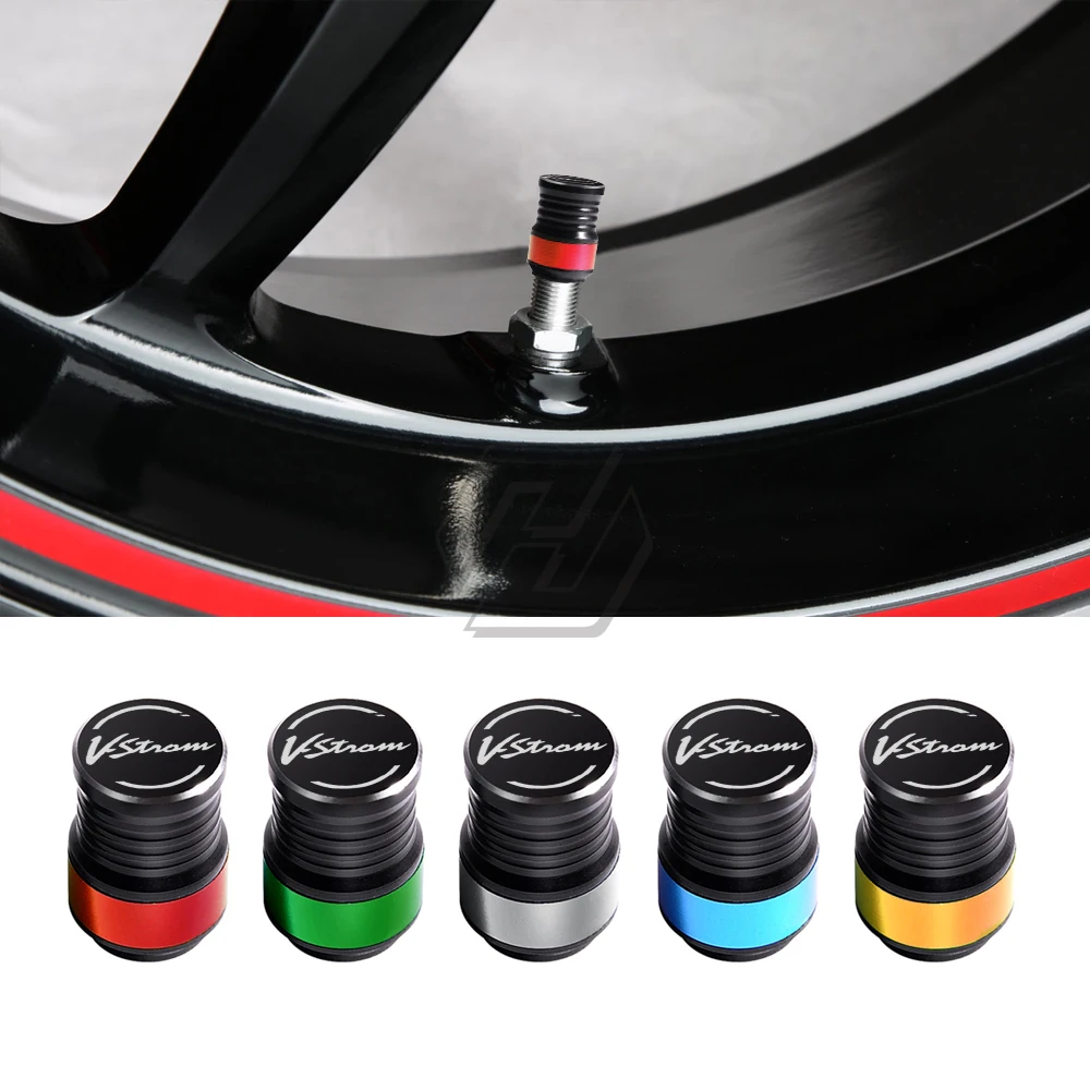 Bouchons De Valve Moto Alliage Aluminium - Rouge - Pour Zontes G1, R310, T2… - Style Sportif