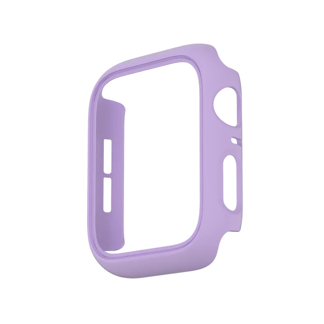 Case for Apple Watch Case Series 7 41mm 45mm iWatch Bumper Edge Case PC Shockproof Protective Cover Frame for iWatch 7 654 321 Purple