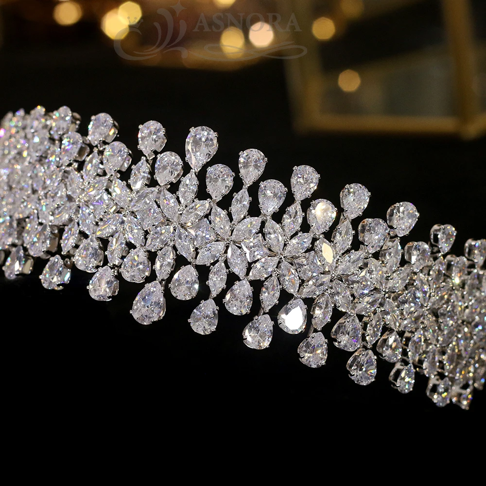 Wedding headdress headdress bridal hair accessories crystal crown birthday party graduation ceremony accessories