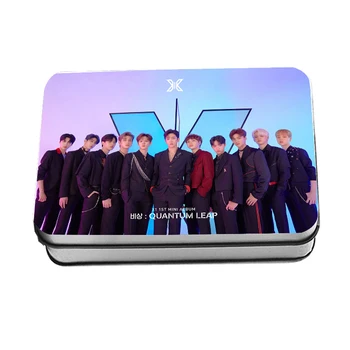 

Kpop X1 Produce101 <QUANTUM LEAP> Polaroid Photo Lomo Card Fashion K-POP X ONE Fans Gifts Metal Box 40Pcs/Box Drop Shipping