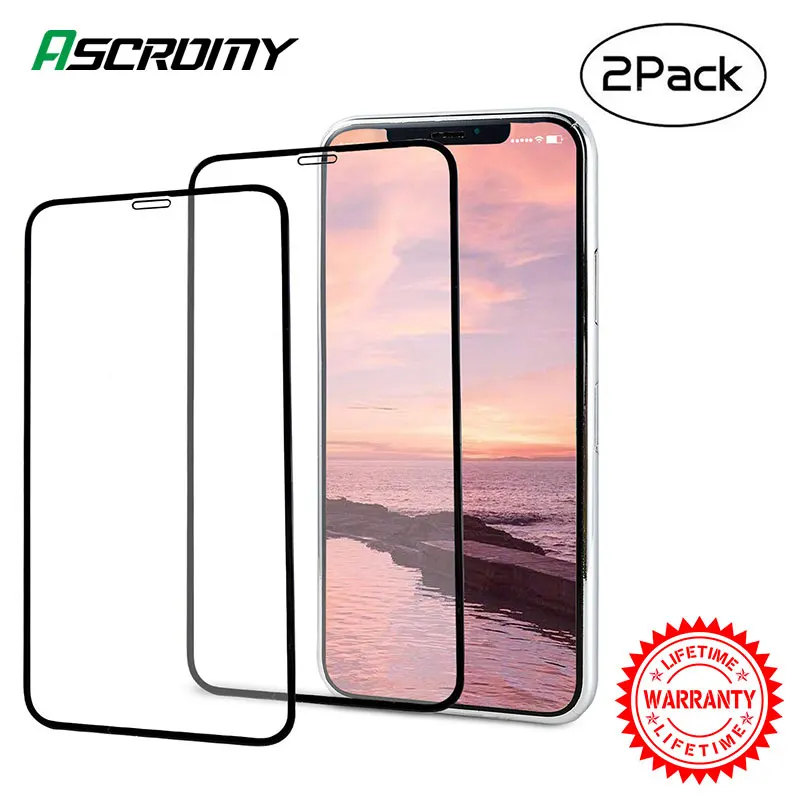 

5D 9H Full Cover Tempered Glass Screen Protector For iPhone XR X XS Max 8 Plus 7 6 6S iPhonex Protective Glass vitre verre tremp